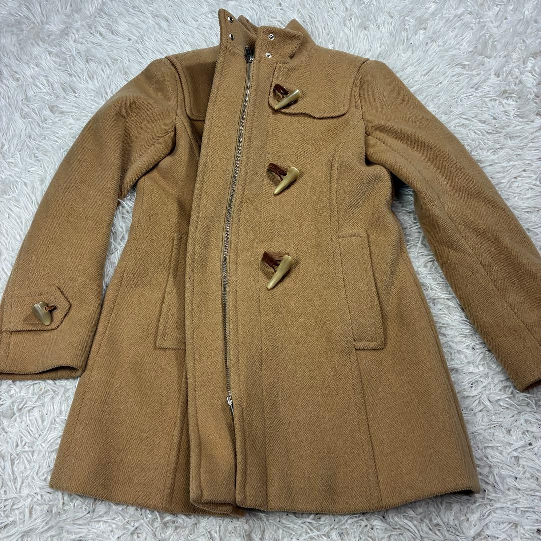 美品✨Burberry ダッフルコート ヘリンボーン ウール ノバチェック L