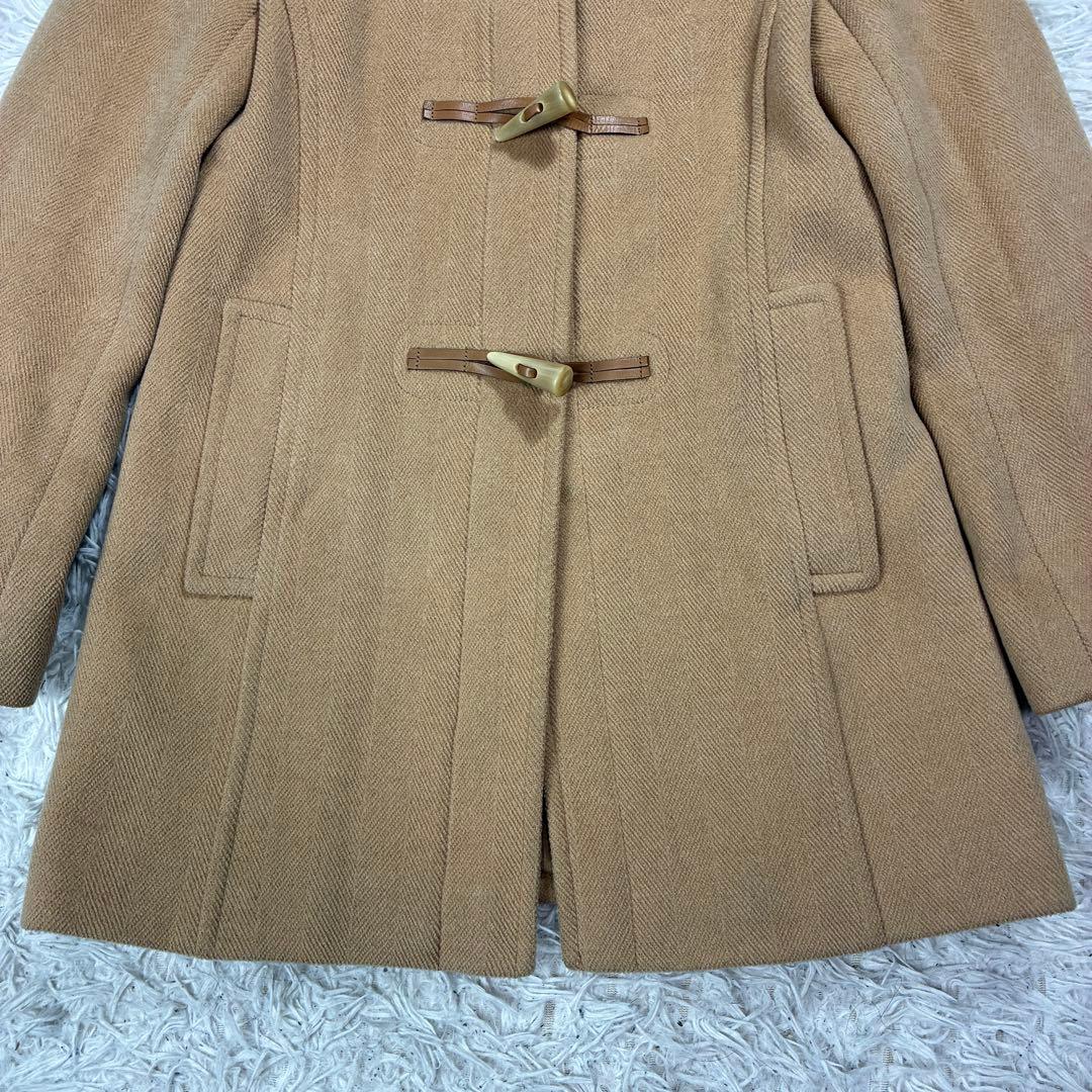 美品✨Burberry ダッフルコート ヘリンボーン ウール ノバチェック L