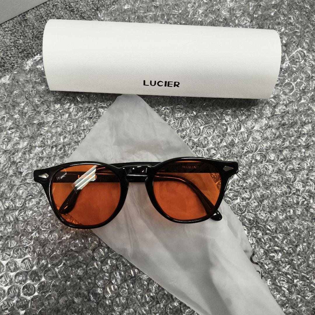 ジ*ん様 LUCIER ブラックフレーム オレンジレンズ メガネ 並行輸入品