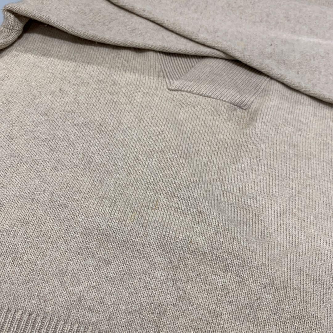 中古◆イッセイミヤケ ニット　メンズ ベージュ M ISSEY MIYAKE