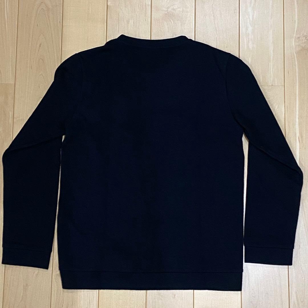 【美品】ブラックレーベルクレストブリッジ ニットソー　黒xグレー　M