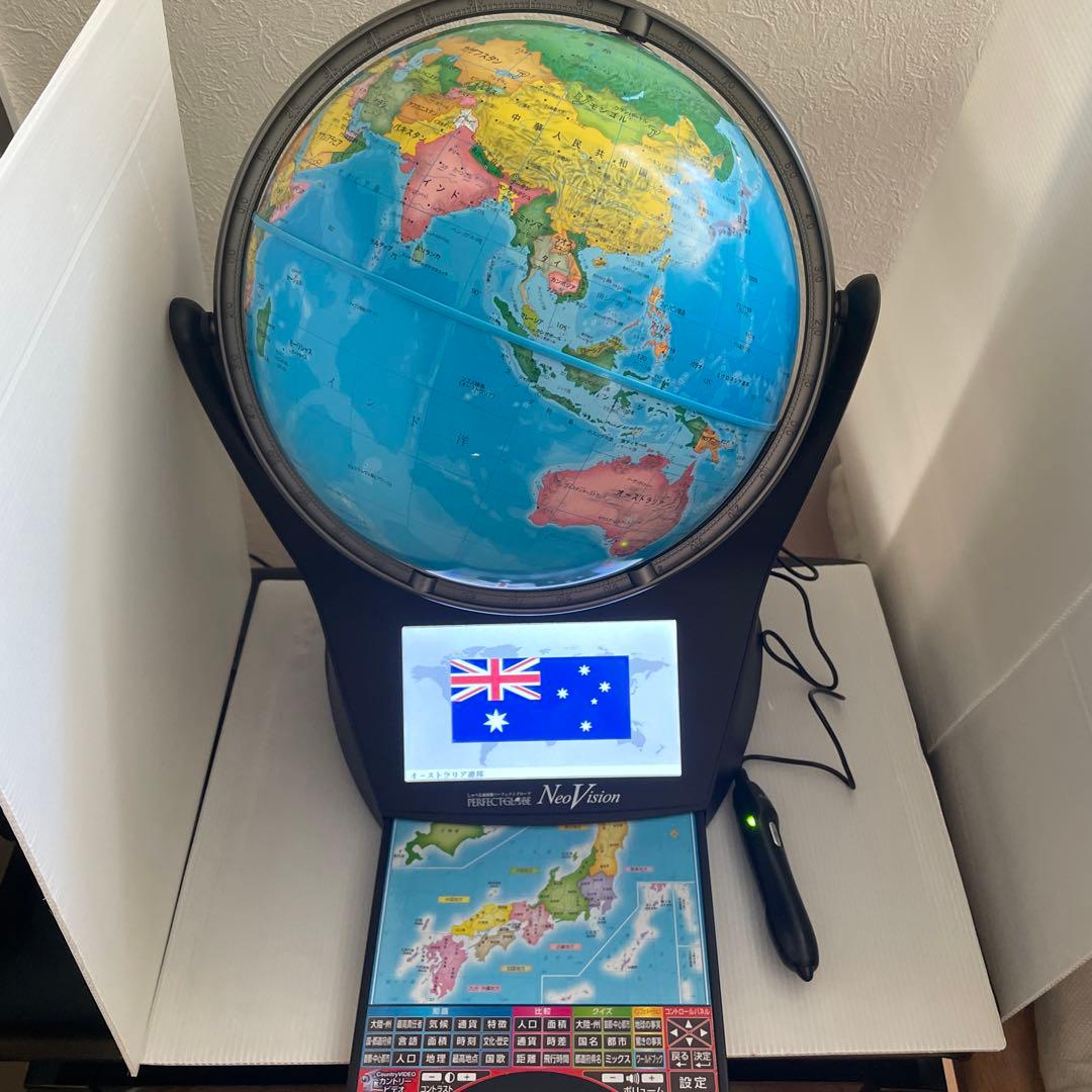 【データ更新、メモリー交換済み】ドウシシャ　しゃべる地球儀　PG-NV15