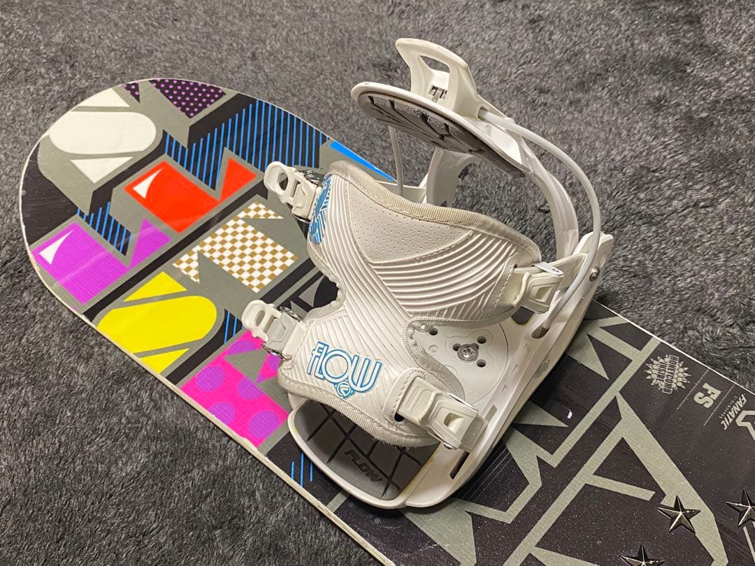 スノーボード ビンディング　（Flow）セット　138cm