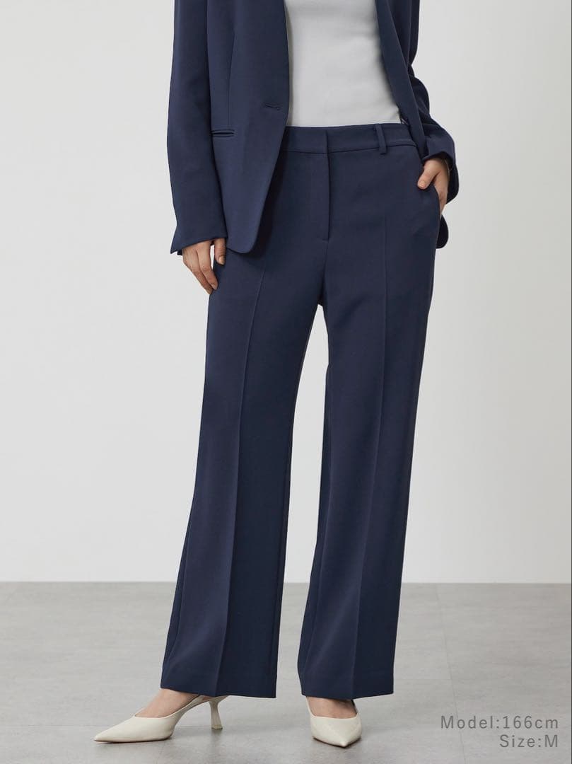 PLST ジャケット　パンツ　セットアップ　ネイビー