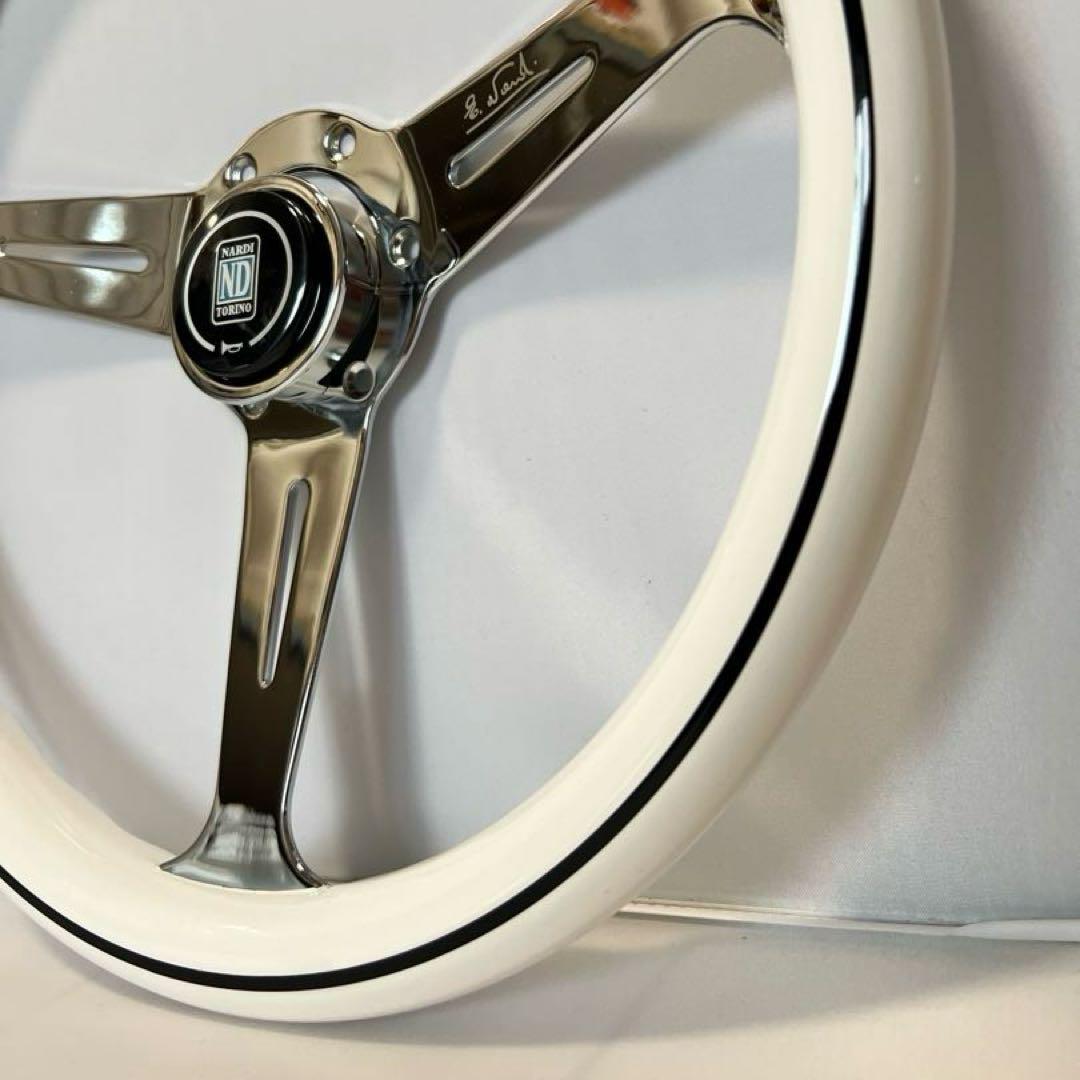 ナルディ 社外 白 人気のデザイン スポーク ステアリングホイール