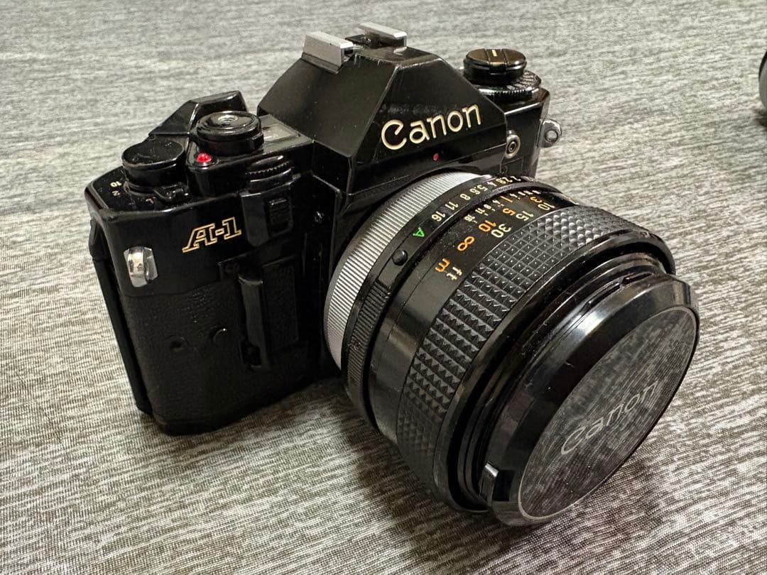 【値下げ】Canon A-1 フィルムカメラ オールドレンズ