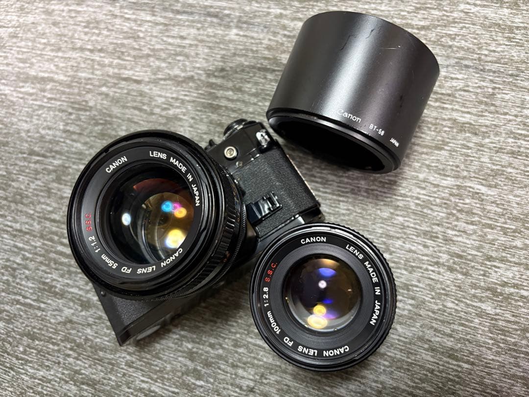 【値下げ】Canon A-1 フィルムカメラ オールドレンズ