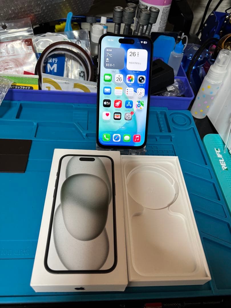 t*y様 動作確認済み iPhone 15 128GB バッテリー87%