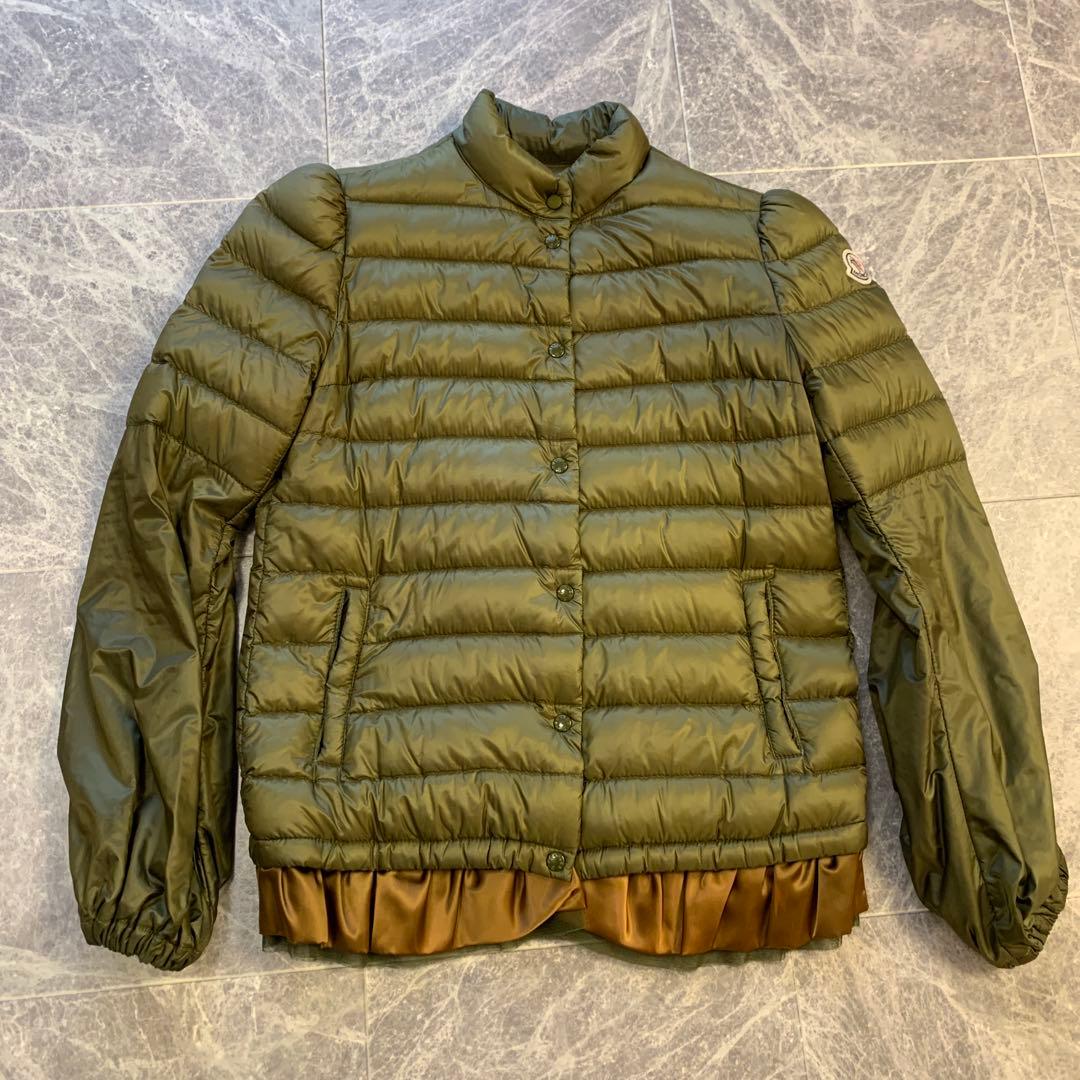MONCLER モンクレール＊SACAI フリル 軽量ライトダウン