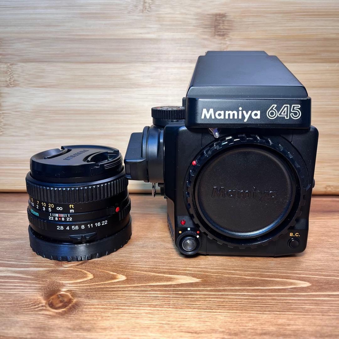 フィルムカメラ Mamiya645 super MAMIYA SEKOR C 80mmF2.8