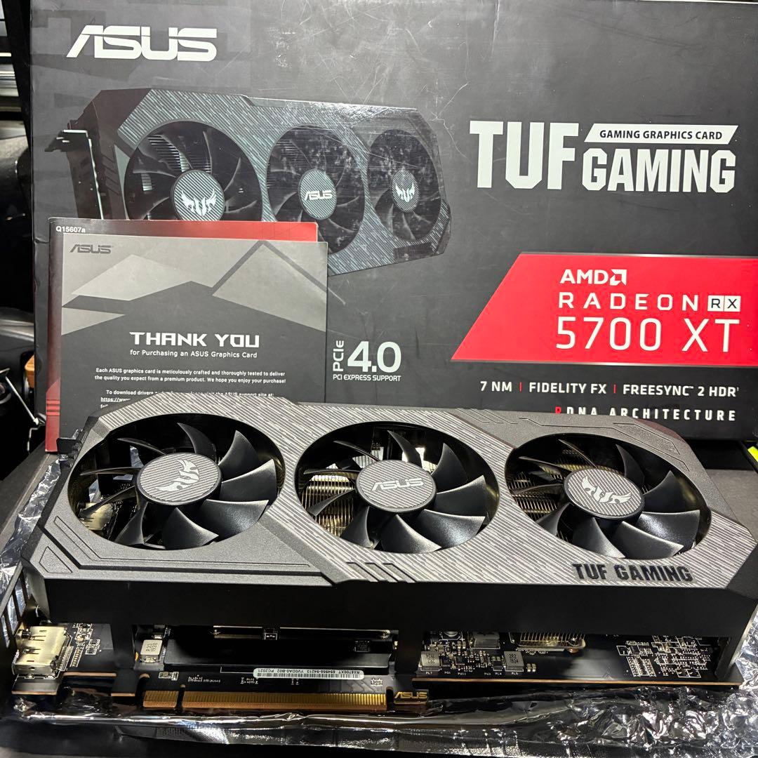 【訳あり動作品】ASUS RX5700XT TUF GAMING 出力制限あり