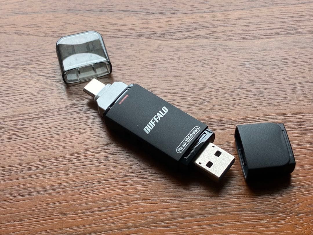 バッファロー SSD-SDH500U3BA/N （外付けSSD 500GB）