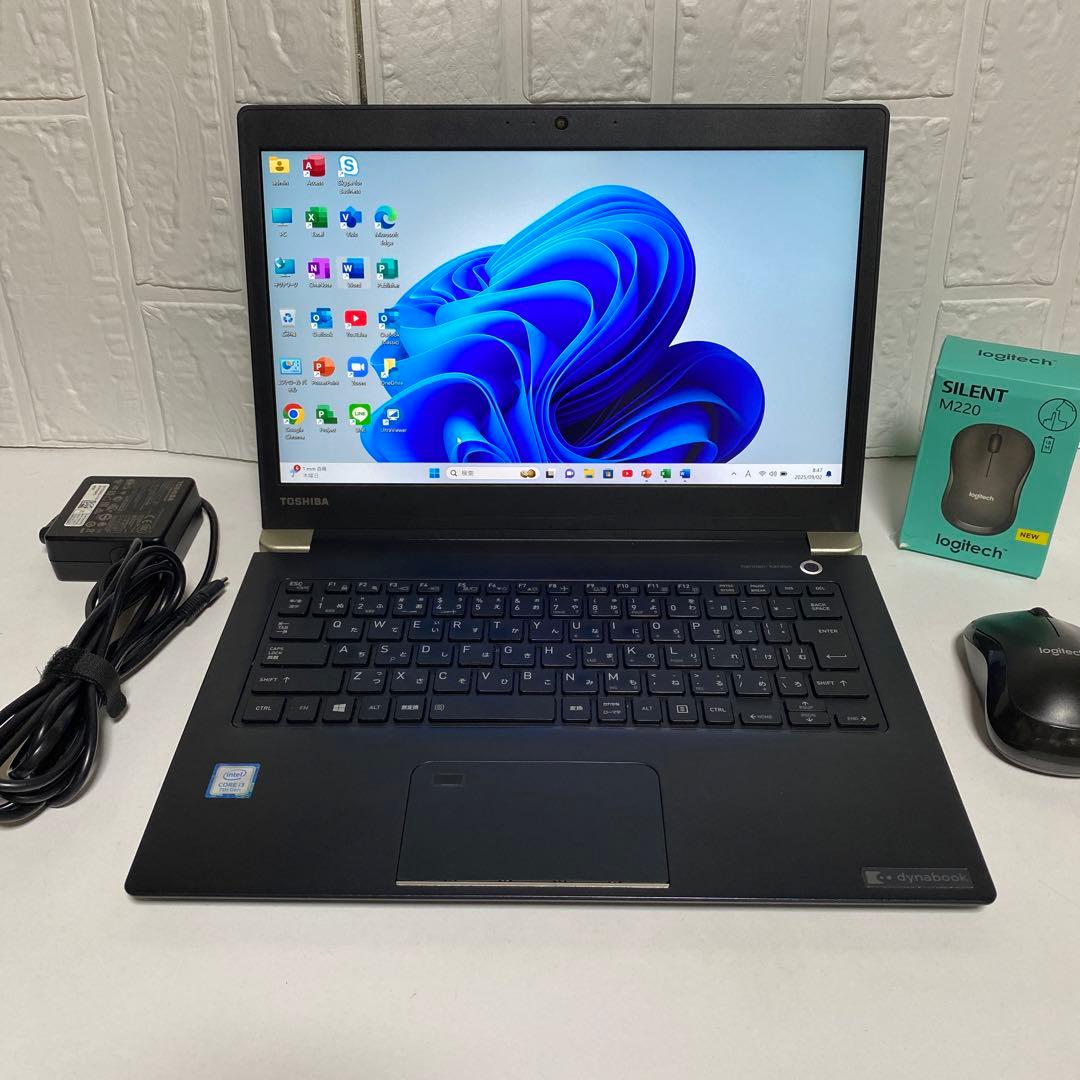 Windows11 オフィス2024年　高速起動SSD 美品　東芝ノートPC