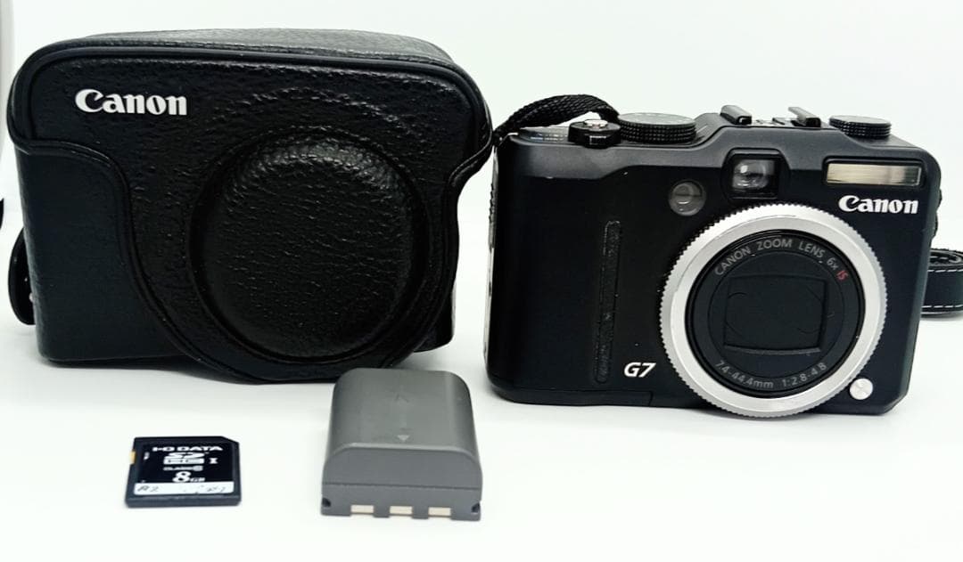 Canon PowerShot G7 10.0MP 充電器皮ケースSDカード付き
