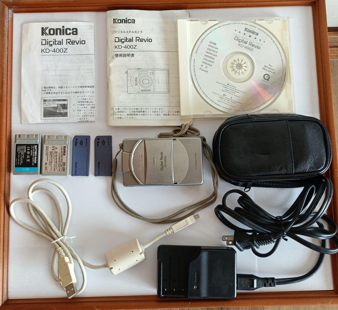 【希少】Konica Revio KD-400Z オールドコンデジ 動作確認済み