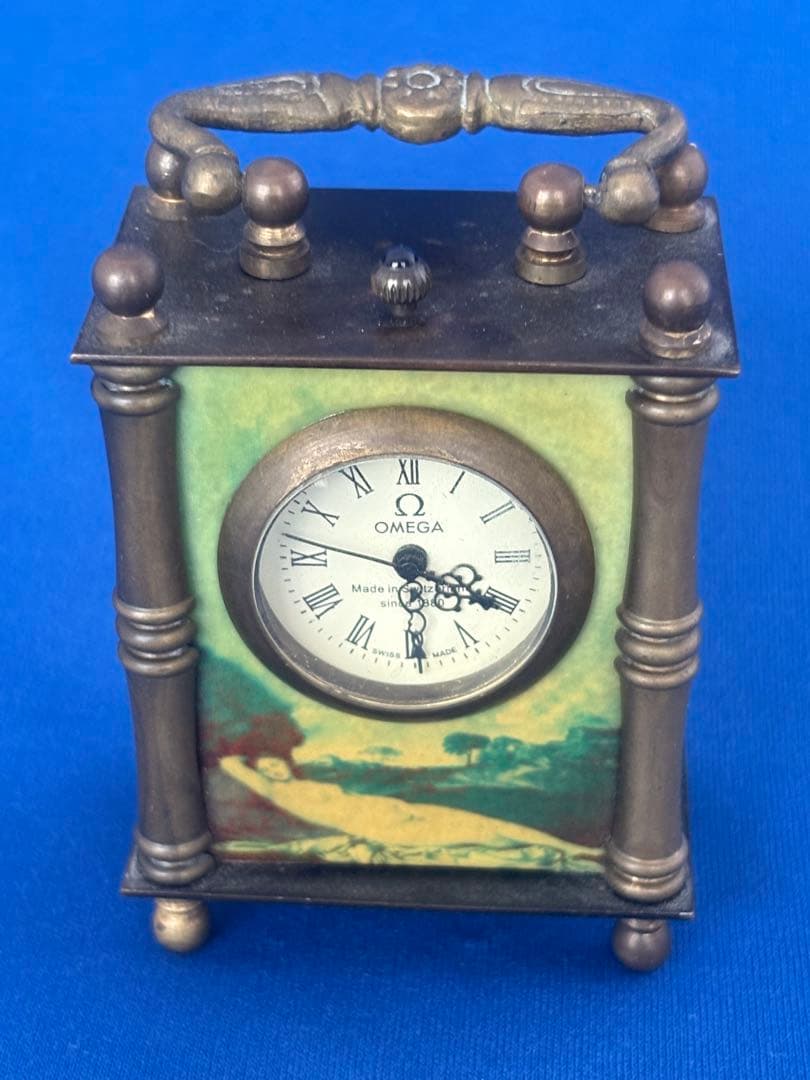 OMEGA アートワーク付き置時計