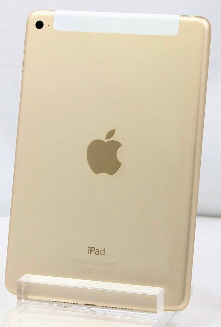 【最大バッテリー容量91%】【SIMフリー】iPad mini 4 セルラー