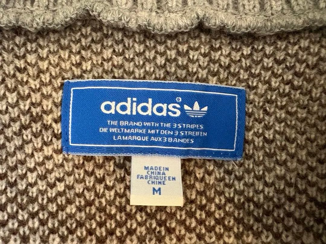 アディダスオリジナルス カウチン　ニット　ジャケット Mサイズ