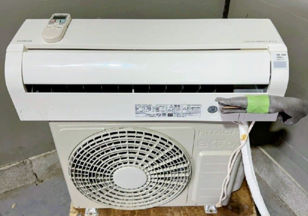 工事費込み☆日立 白くまくん 2022年 6畳 中古 取外し廃棄込み