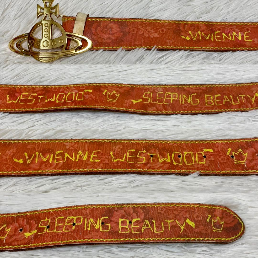 L*7様 希少 ヴィヴィアンウエストウッド レザーベルト ヴィンテージ オーブ