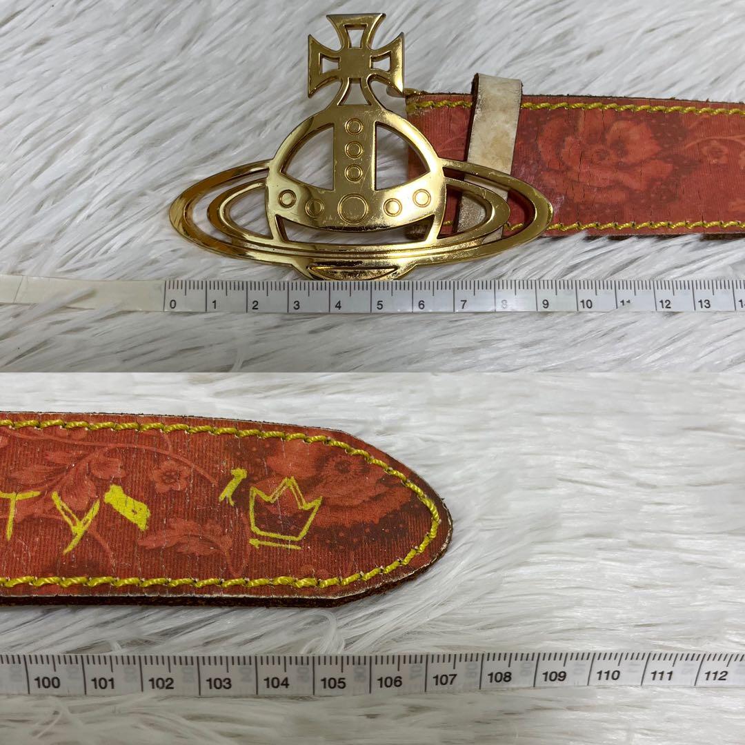 L*7様 希少 ヴィヴィアンウエストウッド レザーベルト ヴィンテージ オーブ