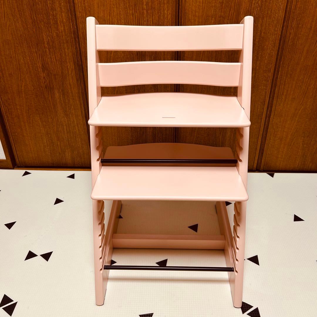 STOKKE TRIPP TRAPP セレーヌピンク テーブル・ベビーセット付き