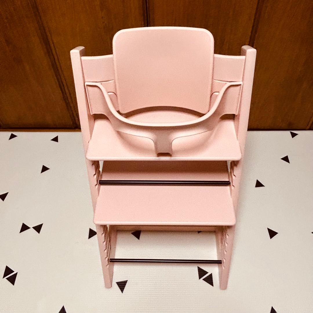 STOKKE TRIPP TRAPP セレーヌピンク テーブル・ベビーセット付き