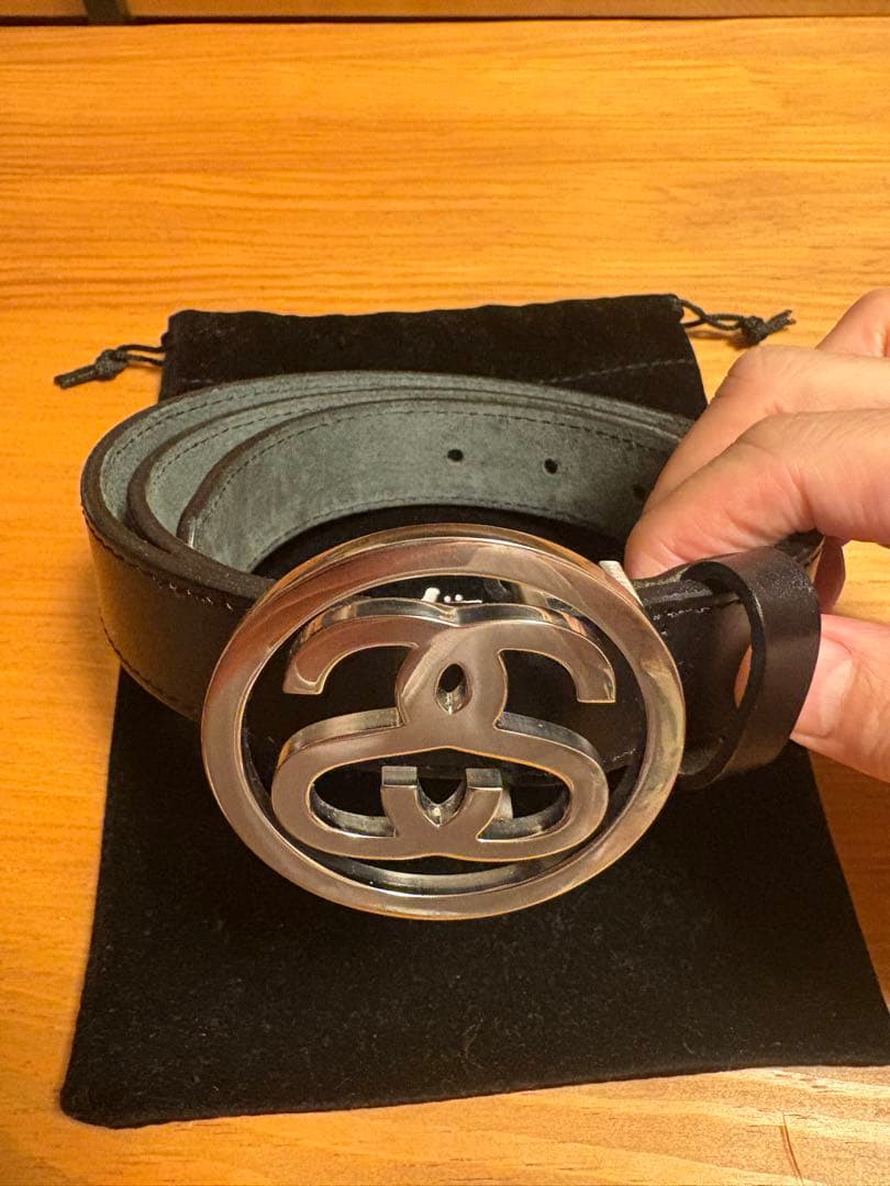 小物 STUSSY SS-LINK BUCKLE BELT