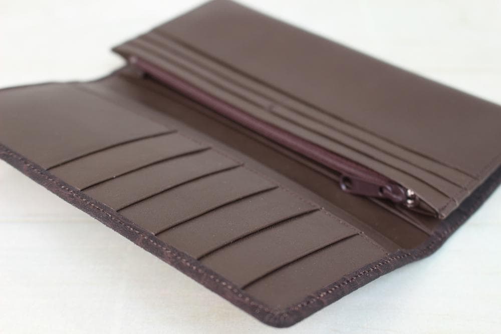 a*8様 エレファント長財布（ゾウ革）　ブラウン