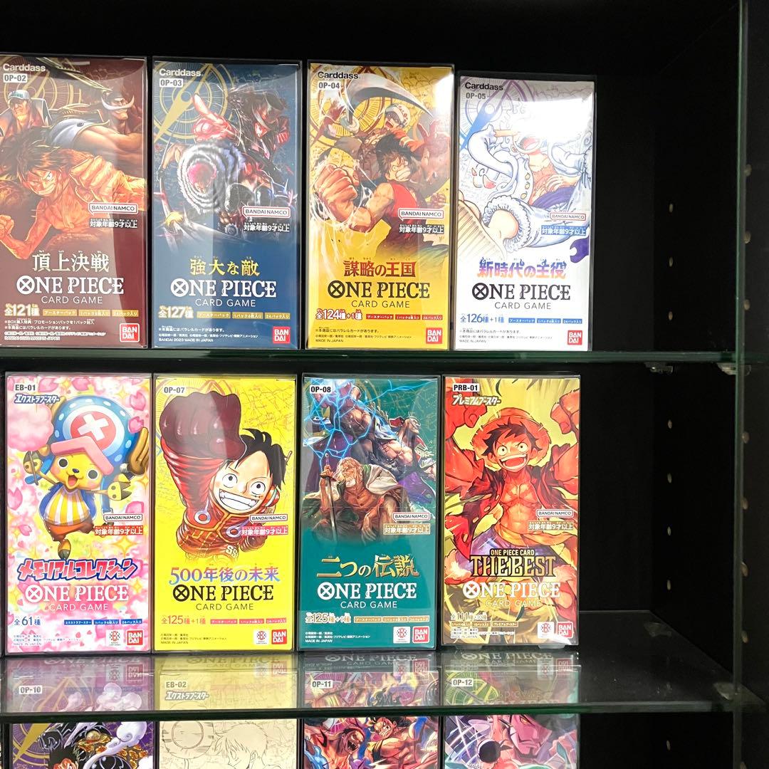 ワンピースカードBOX まとめ売り テープ付き新品未開封BOX 初版