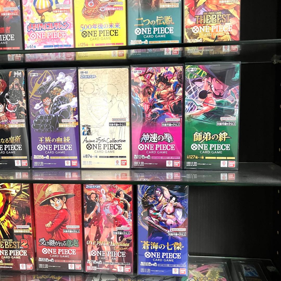 ワンピースカードBOX まとめ売り テープ付き新品未開封BOX 初版