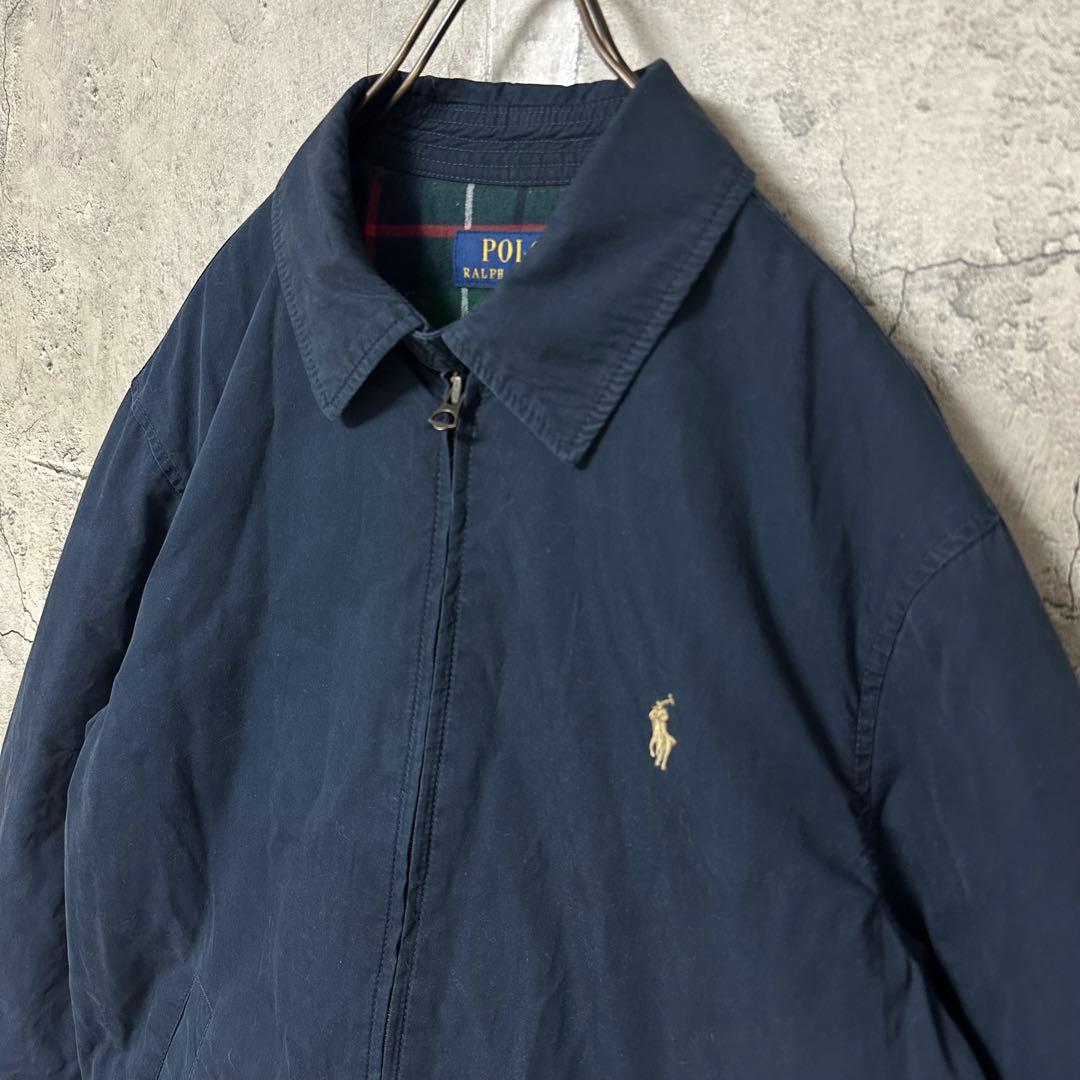 【超人気◎】ポロラルフローレン　スウィングトップ　裏地チェック　現行モデル