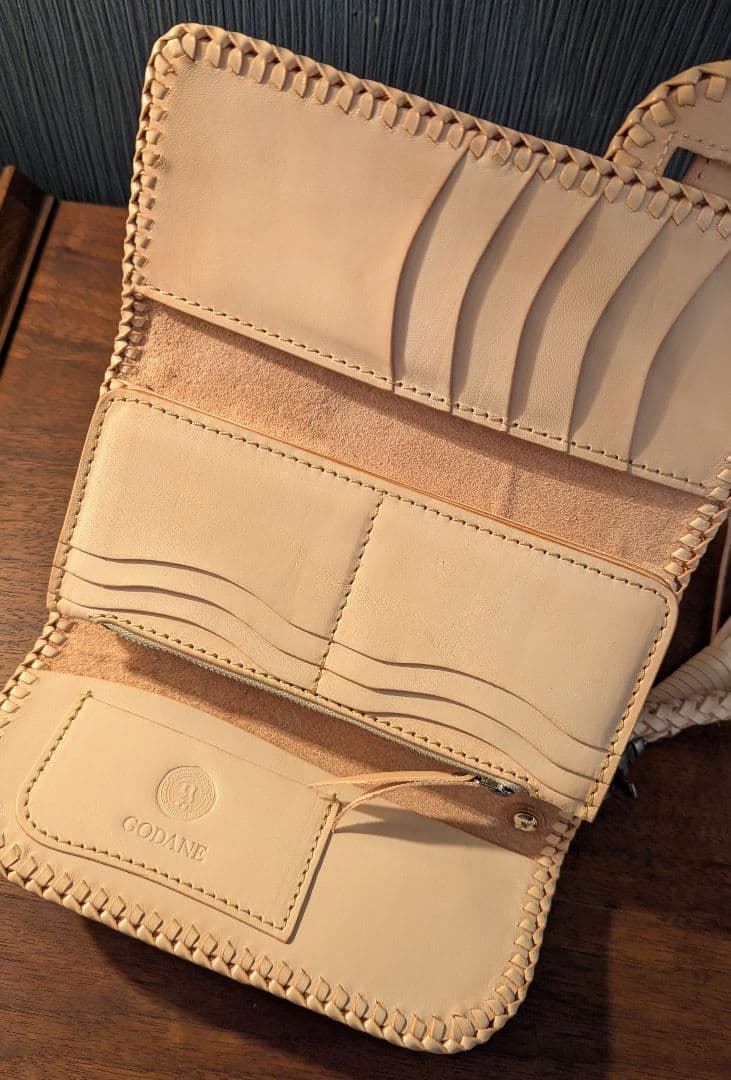 GODANE ゴダン 天然 ダイヤモンドパイソン ウォレット革 長財布