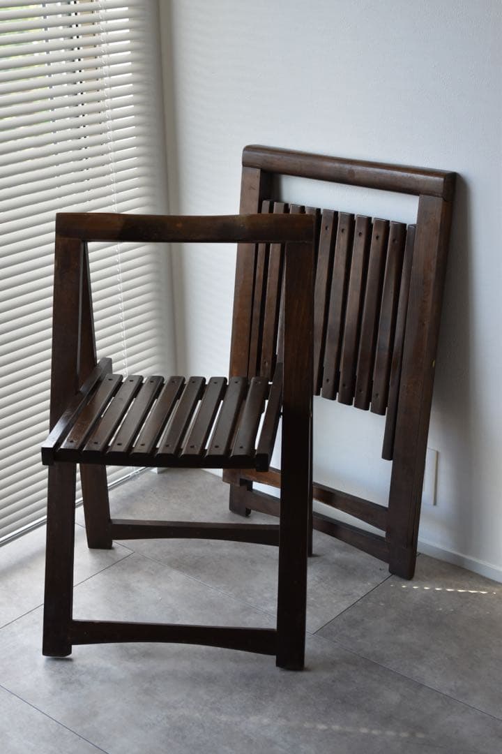 折りたたみ椅子　フォールディングチェア 古家具　ビンテージチェア