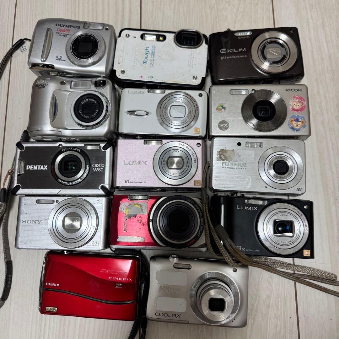 デジタルカメラ　14点セット　(未確認) (ジャンク品)