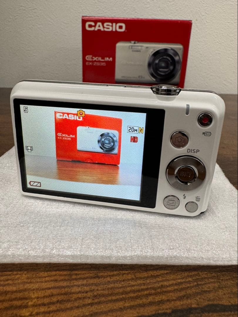 超美品 CASIO EXILIM EX-ZS35 ホワイト