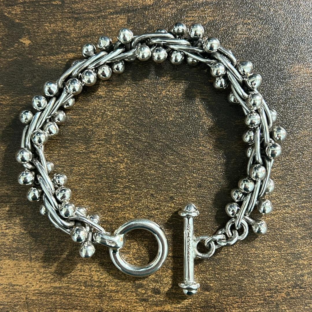 メキシコ製 MEXICO 22cm VINTAGE DNA ブレスレット 925