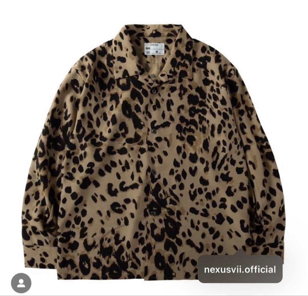 入手困難！ネクサスセブン　レオパード　レーヨン　シャツ