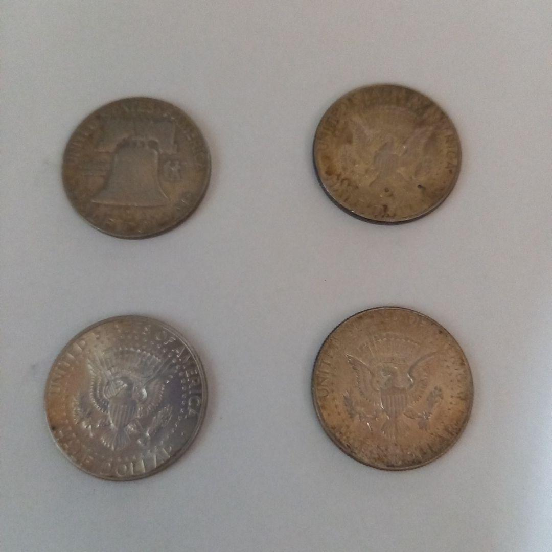 アメリカ合衆国 銀製 4枚セット