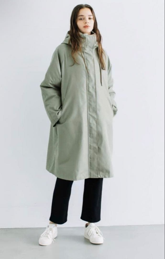 wcj 【撥水】エコファーライナー付きコート　若槻千夏さん