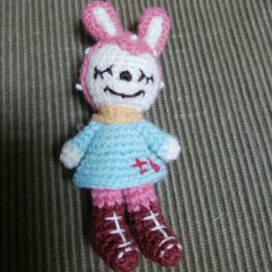 新品未使用品　編みぐるみストラップ２点