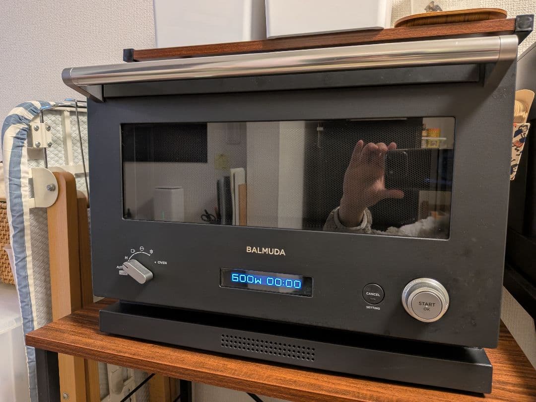 BALMUDA オーブンレンジK04A-BK 　2021年製