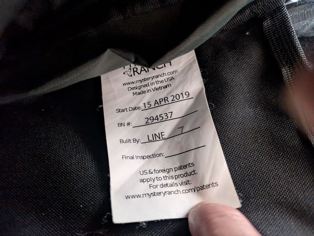 MYSTERY RANCH スリーウェイ 18 ブラック