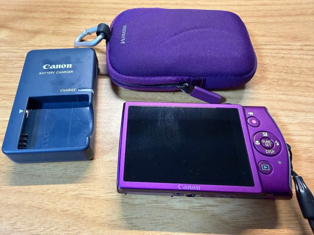 Canon IXY パープル デジタルカメラ