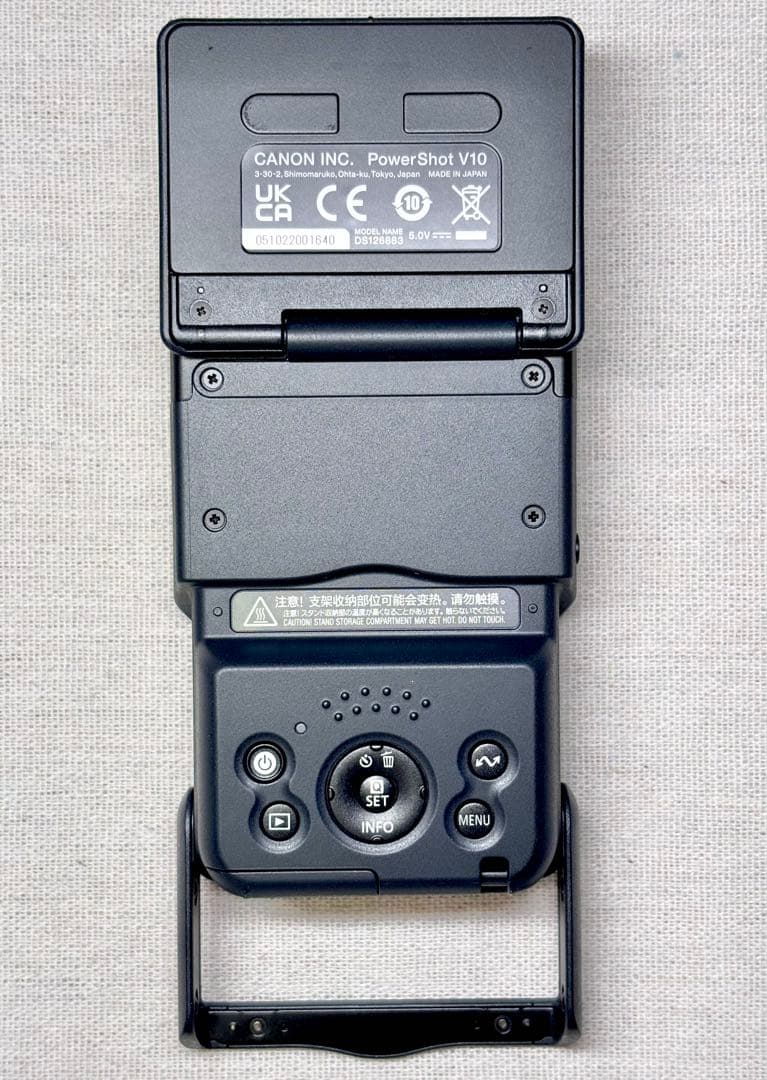 【美品】Canon キャノン PowerShot V10 ブラック