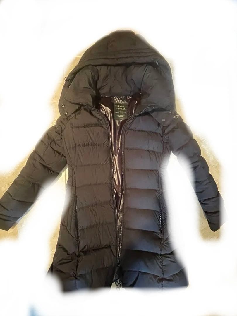TATRAS ブラック ロングダウンジャケット