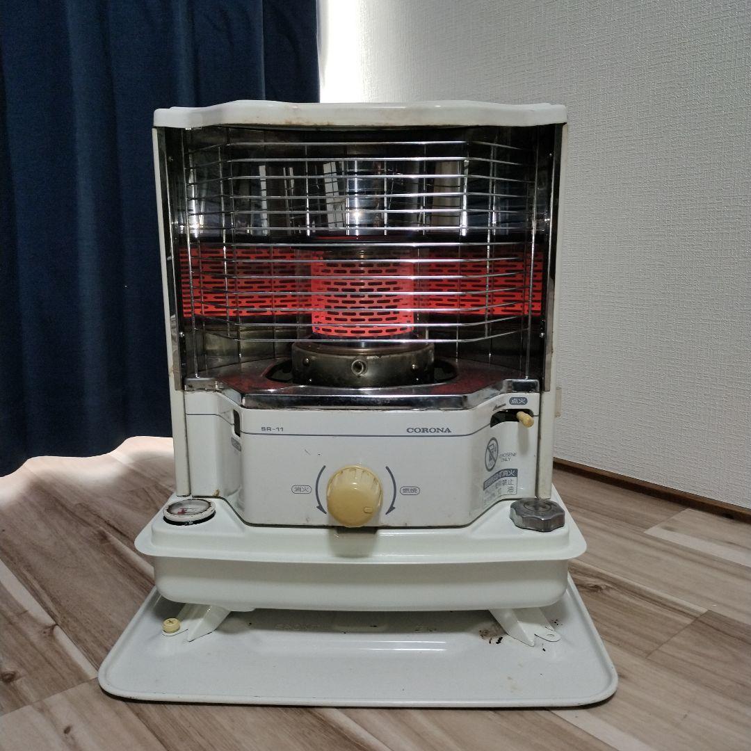 値下げ　送料無料　コロナ レトロストーブ ホワイト　　 キャンプや災害時にも活躍