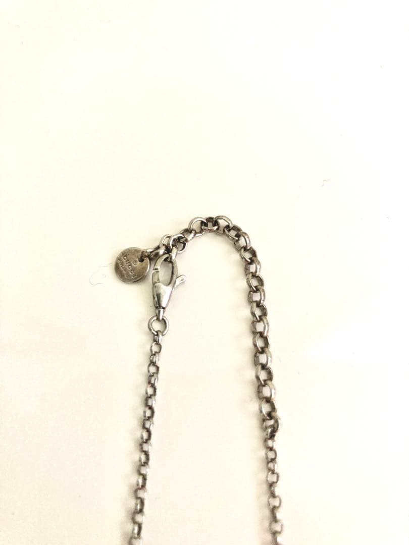 GUCCI インターロッキングG/ネックレス/SV925