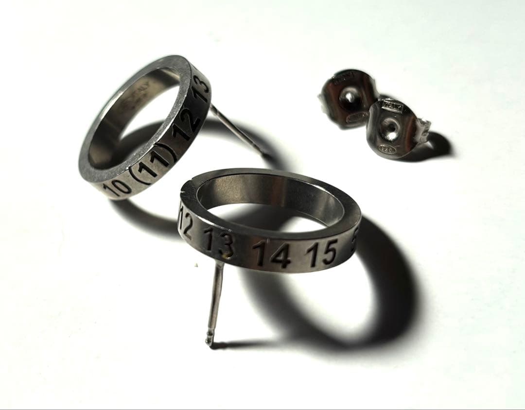 Maison Margiela メゾンマルジェラ ナンバリングピアス(両耳用)