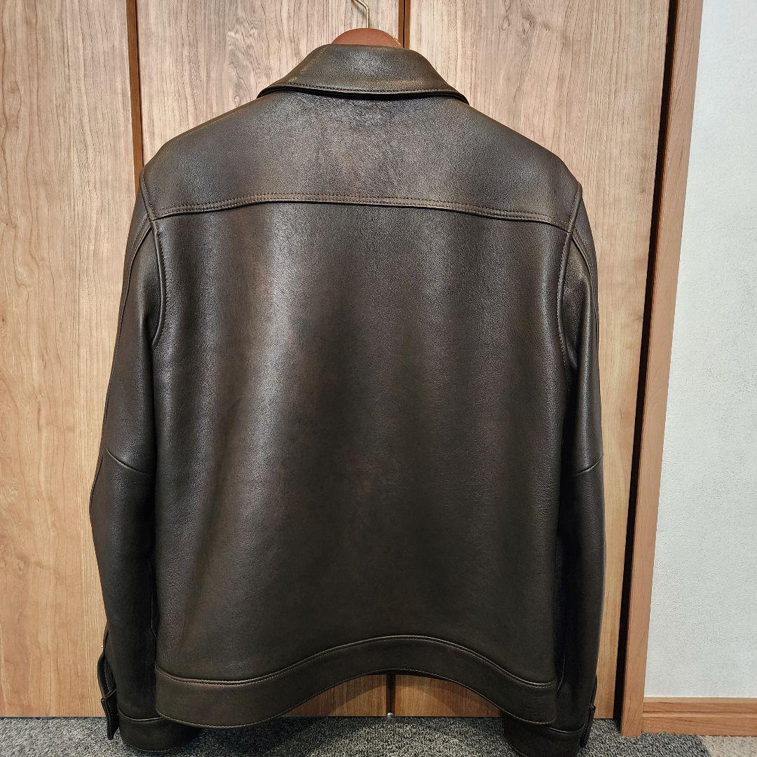 野*ん様 Y'2 leather 対戦モデル茶芯レザージャケット 42 ラハイナ